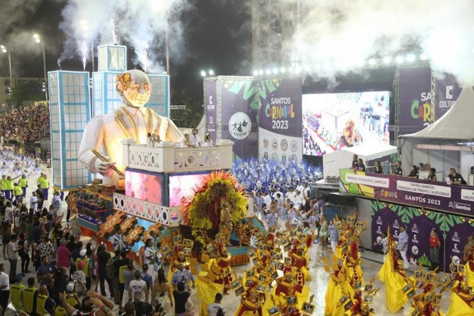 Venda de camarotes para o Desfile das Escolas de Samba de Santos