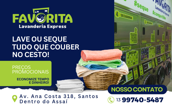 Lavanderia Favorita em Santos
