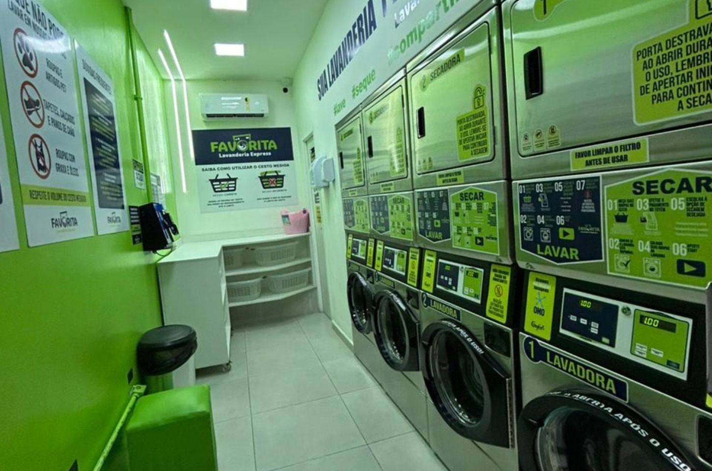 Lavanderia Favorita Express revoluciona o conceito de praticidade em Santos, SP