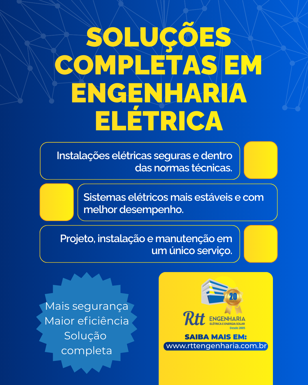 RTT Engenharia se destaca na Baixada Santista com soluções completas em energia elétrica e solar