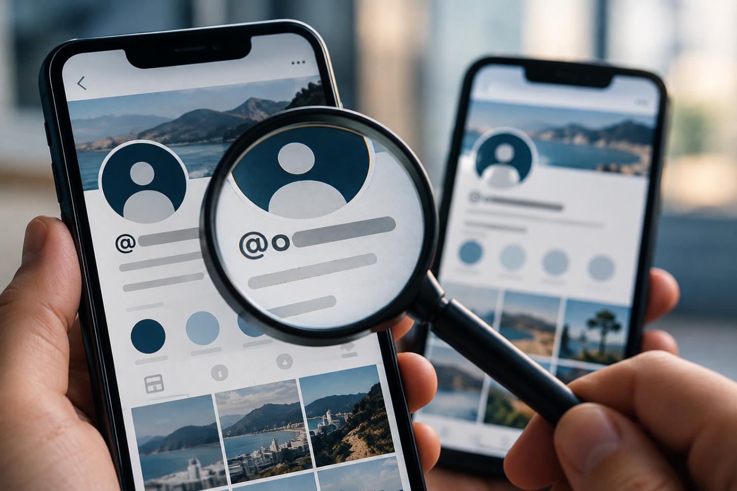 O nome parece igual, mas o perfil é outro: letras e símbolos na identificação digital